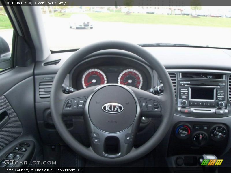 Clear Silver / Gray 2011 Kia Rio LX