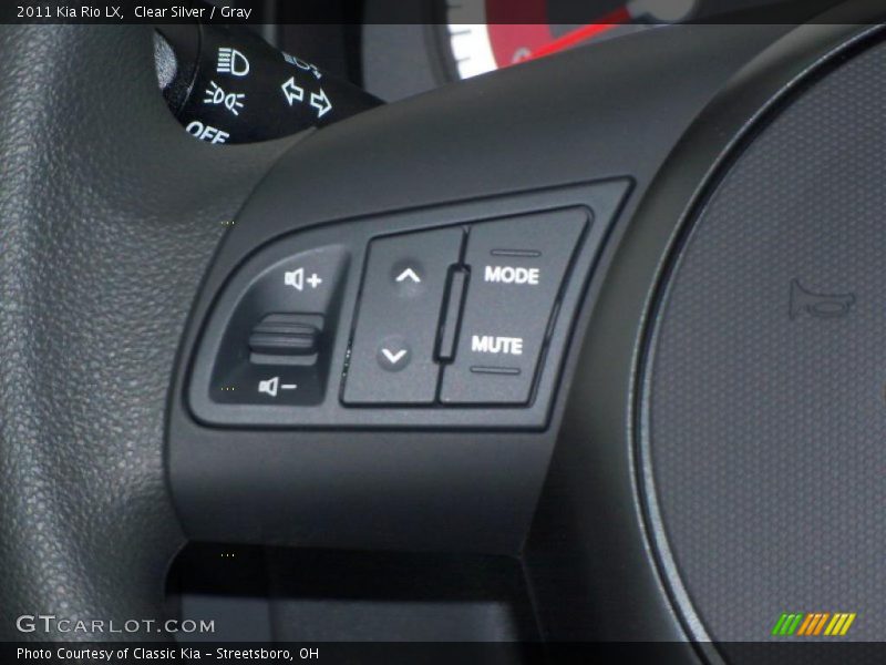 Clear Silver / Gray 2011 Kia Rio LX