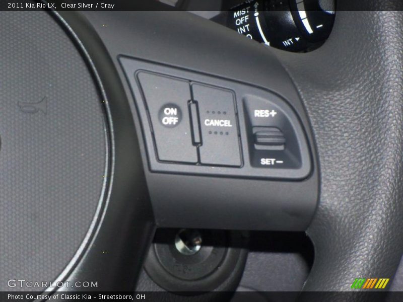 Clear Silver / Gray 2011 Kia Rio LX
