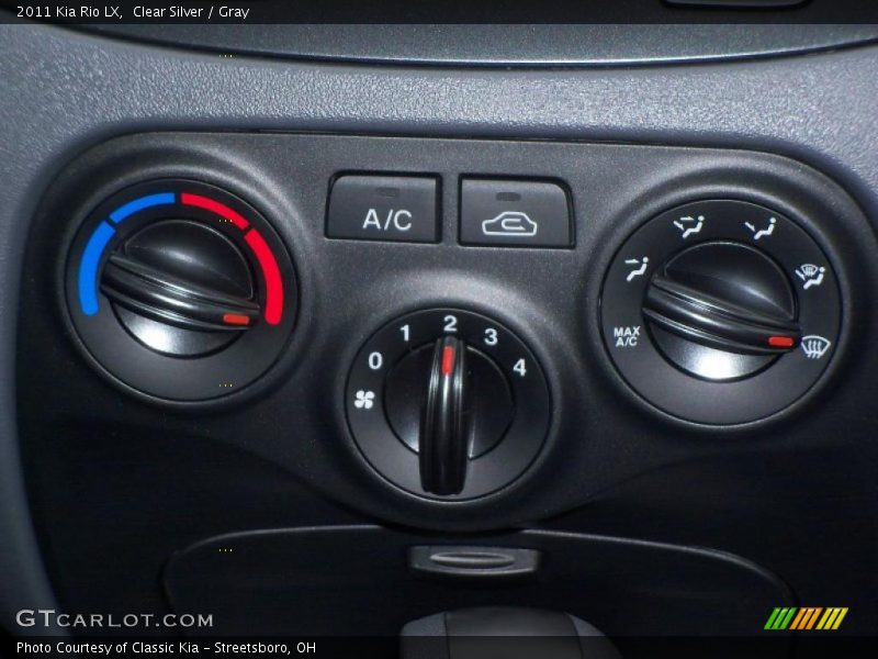 Clear Silver / Gray 2011 Kia Rio LX