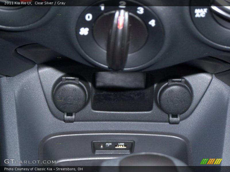 Clear Silver / Gray 2011 Kia Rio LX
