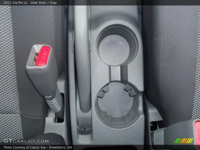 Clear Silver / Gray 2011 Kia Rio LX