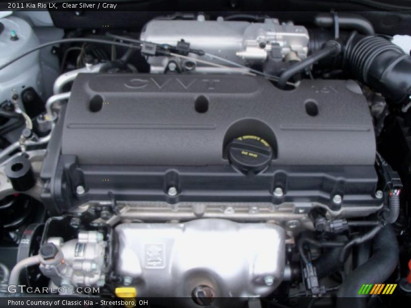 Clear Silver / Gray 2011 Kia Rio LX
