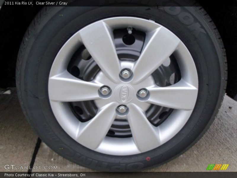 Clear Silver / Gray 2011 Kia Rio LX