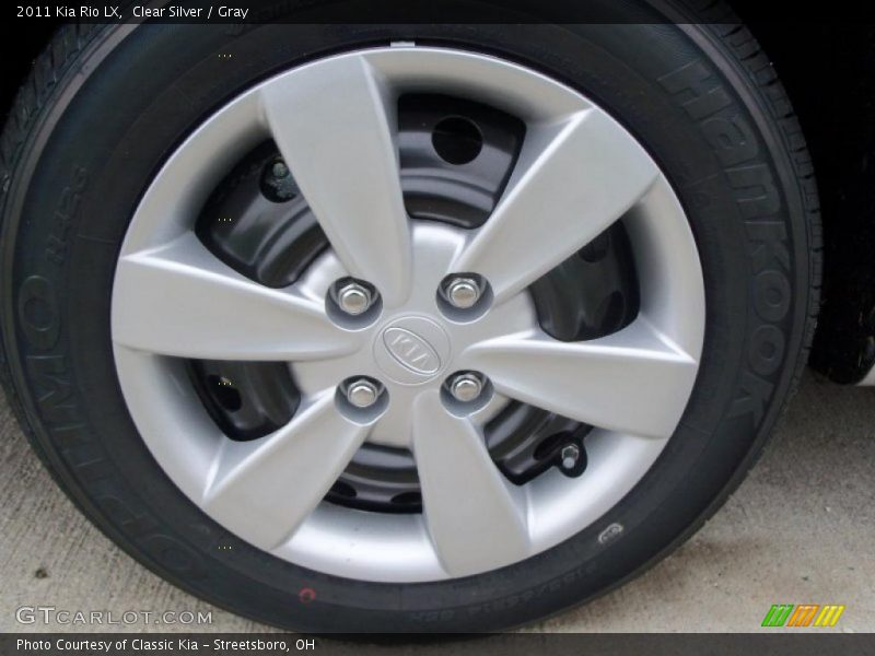 Clear Silver / Gray 2011 Kia Rio LX