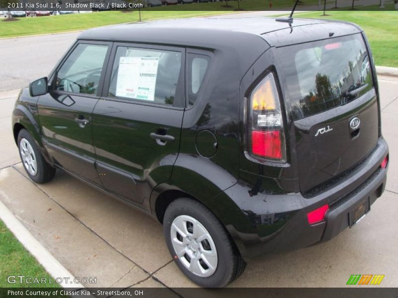 Shadow Black / Black Cloth 2011 Kia Soul 1.6