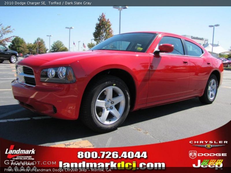 TorRed / Dark Slate Gray 2010 Dodge Charger SE