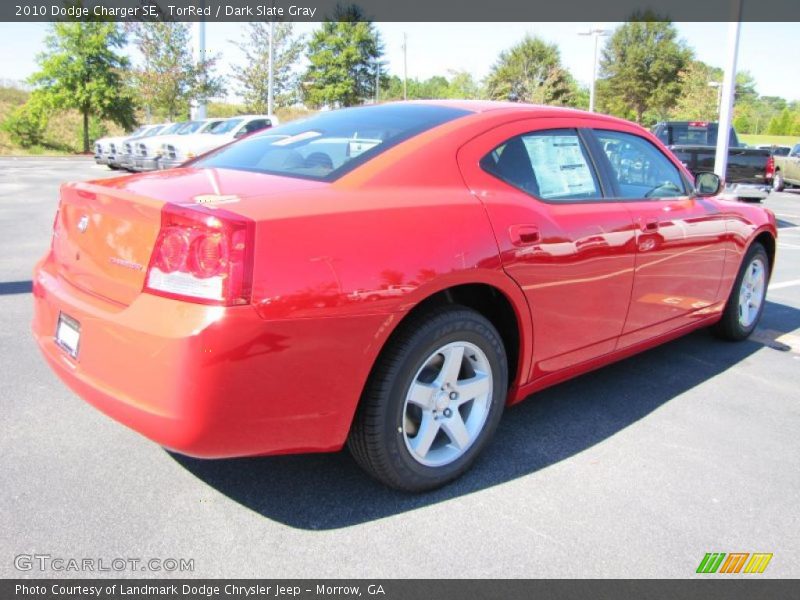 TorRed / Dark Slate Gray 2010 Dodge Charger SE