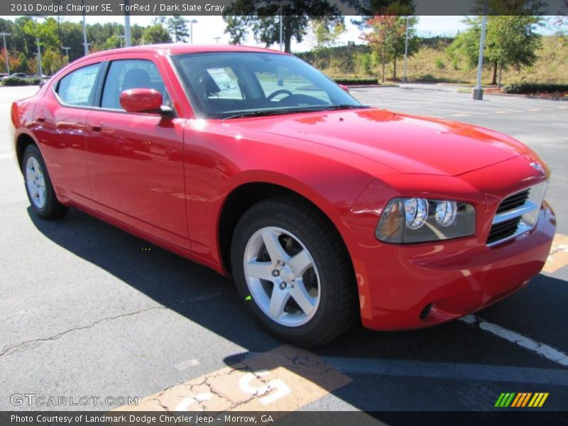 TorRed / Dark Slate Gray 2010 Dodge Charger SE