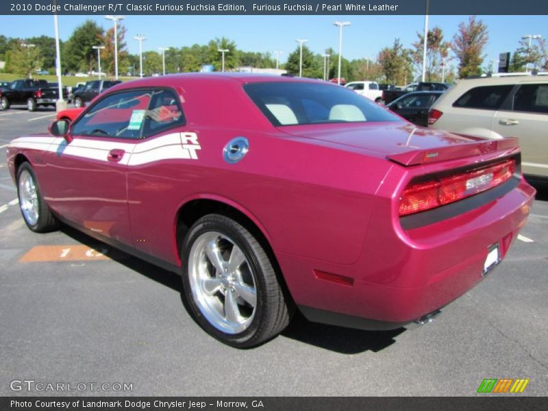 Furious Fuchsia / Pearl White Leather 2010 Dodge Challenger R/T Classic Furious Fuchsia Edition
