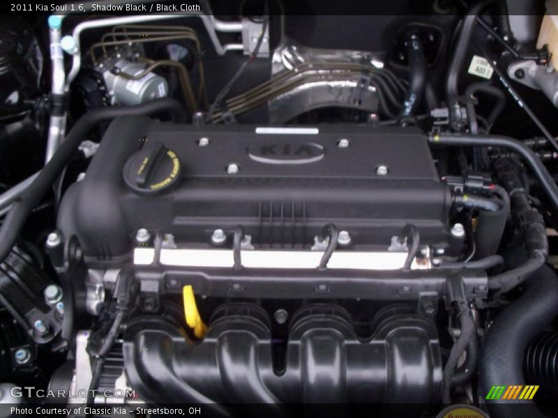 Shadow Black / Black Cloth 2011 Kia Soul 1.6