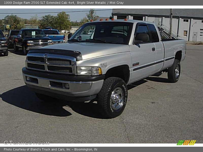 Bright Silver Metallic / Mist Gray 1999 Dodge Ram 2500 SLT Extended Cab 4x4