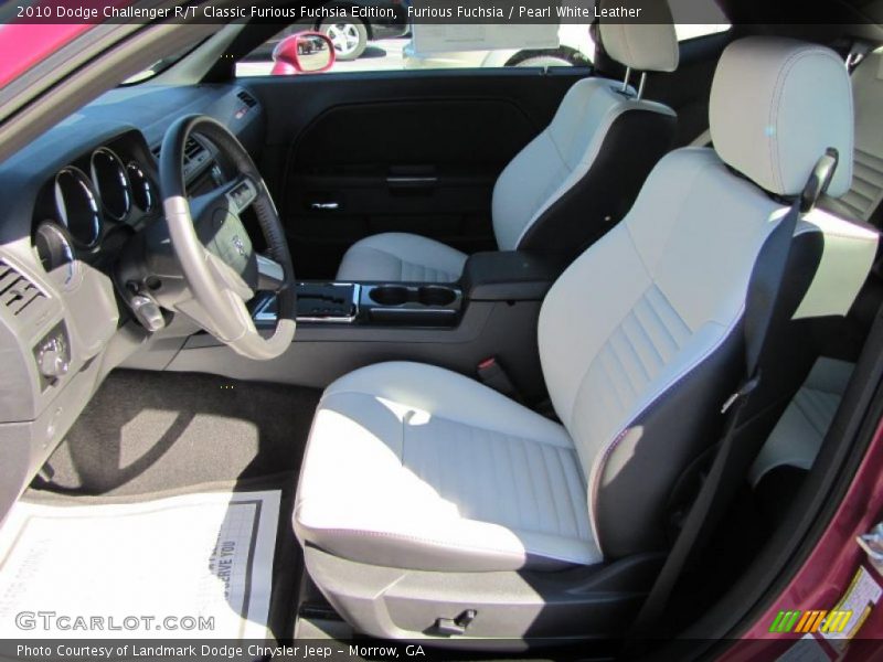 Furious Fuchsia / Pearl White Leather 2010 Dodge Challenger R/T Classic Furious Fuchsia Edition