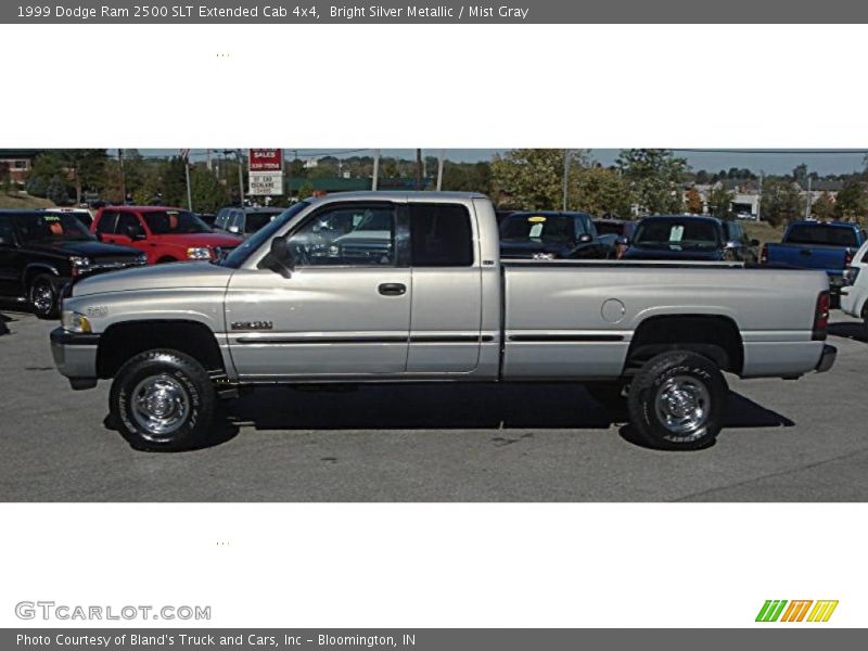 Bright Silver Metallic / Mist Gray 1999 Dodge Ram 2500 SLT Extended Cab 4x4