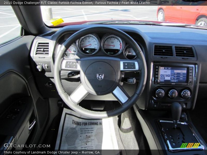 Furious Fuchsia / Pearl White Leather 2010 Dodge Challenger R/T Classic Furious Fuchsia Edition