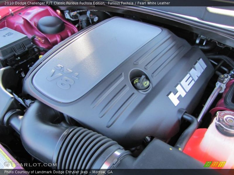 Furious Fuchsia / Pearl White Leather 2010 Dodge Challenger R/T Classic Furious Fuchsia Edition