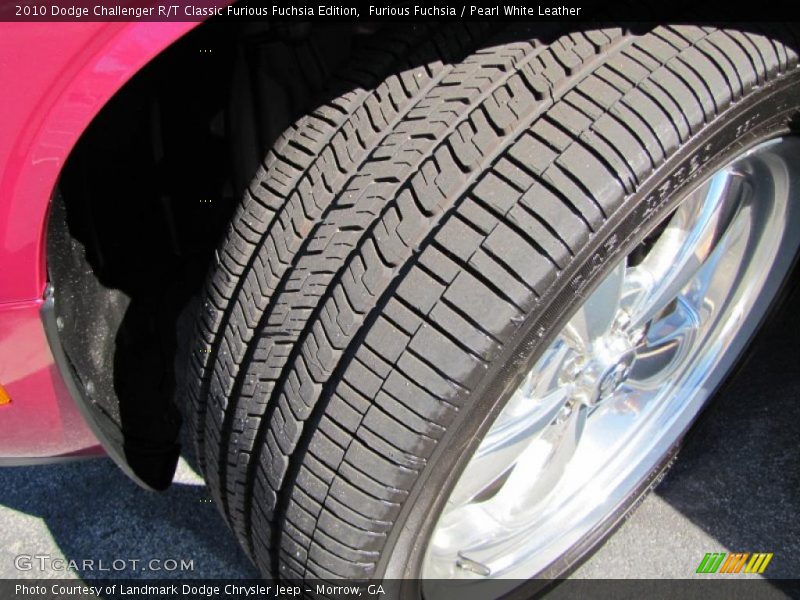 Furious Fuchsia / Pearl White Leather 2010 Dodge Challenger R/T Classic Furious Fuchsia Edition