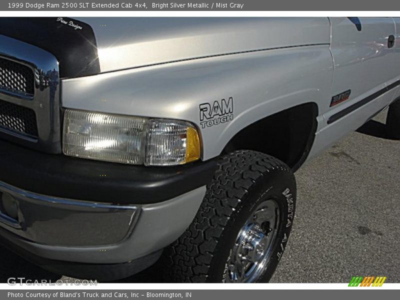 Bright Silver Metallic / Mist Gray 1999 Dodge Ram 2500 SLT Extended Cab 4x4