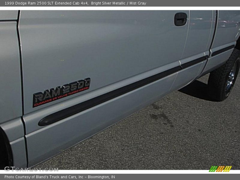 Bright Silver Metallic / Mist Gray 1999 Dodge Ram 2500 SLT Extended Cab 4x4