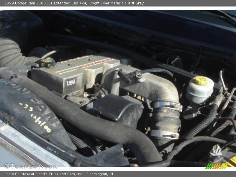 Bright Silver Metallic / Mist Gray 1999 Dodge Ram 2500 SLT Extended Cab 4x4