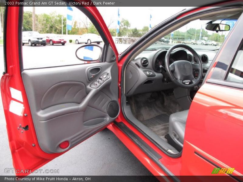 Victory Red / Dark Pewter 2003 Pontiac Grand Am GT Sedan