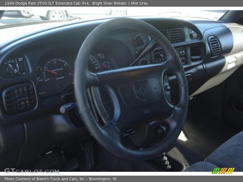 Bright Silver Metallic / Mist Gray 1999 Dodge Ram 2500 SLT Extended Cab 4x4