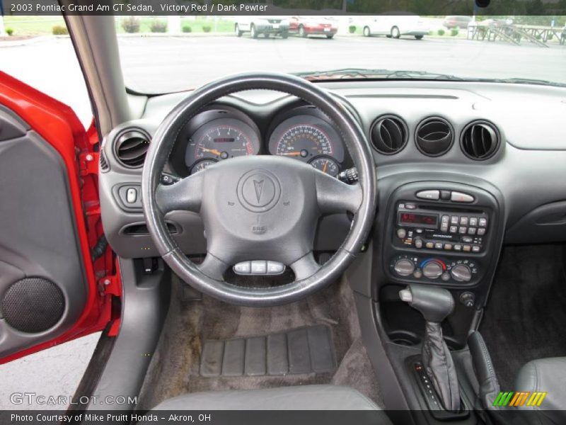 Victory Red / Dark Pewter 2003 Pontiac Grand Am GT Sedan