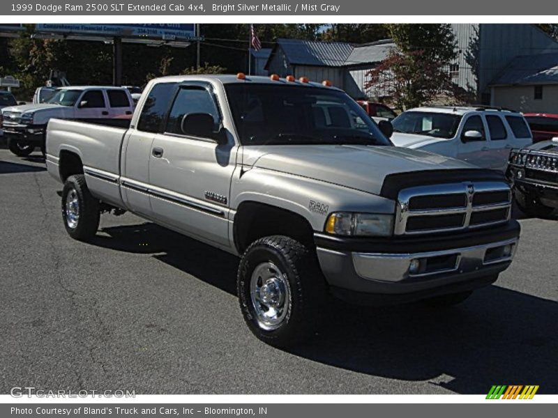 Bright Silver Metallic / Mist Gray 1999 Dodge Ram 2500 SLT Extended Cab 4x4