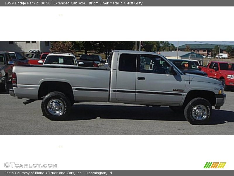 Bright Silver Metallic / Mist Gray 1999 Dodge Ram 2500 SLT Extended Cab 4x4