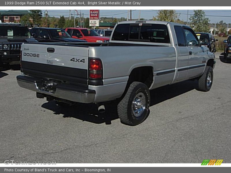 Bright Silver Metallic / Mist Gray 1999 Dodge Ram 2500 SLT Extended Cab 4x4