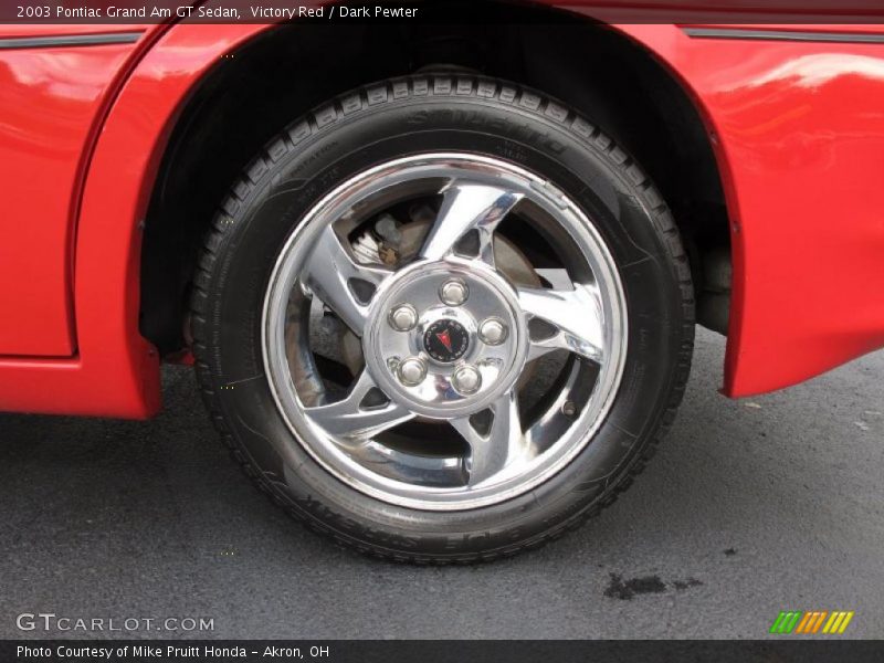 Victory Red / Dark Pewter 2003 Pontiac Grand Am GT Sedan