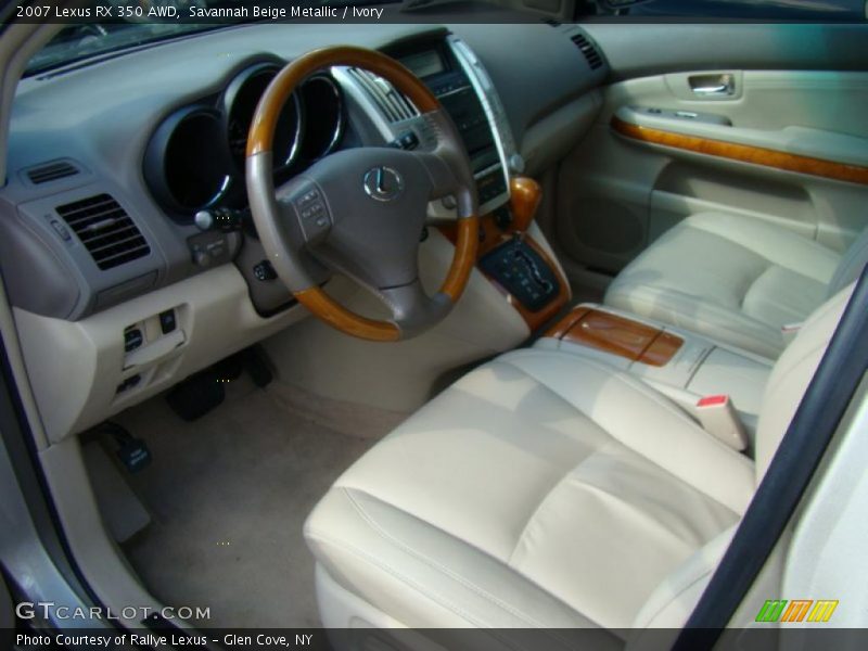 Savannah Beige Metallic / Ivory 2007 Lexus RX 350 AWD