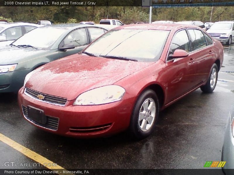 Red Jewel Tintcoat / Gray 2008 Chevrolet Impala LT
