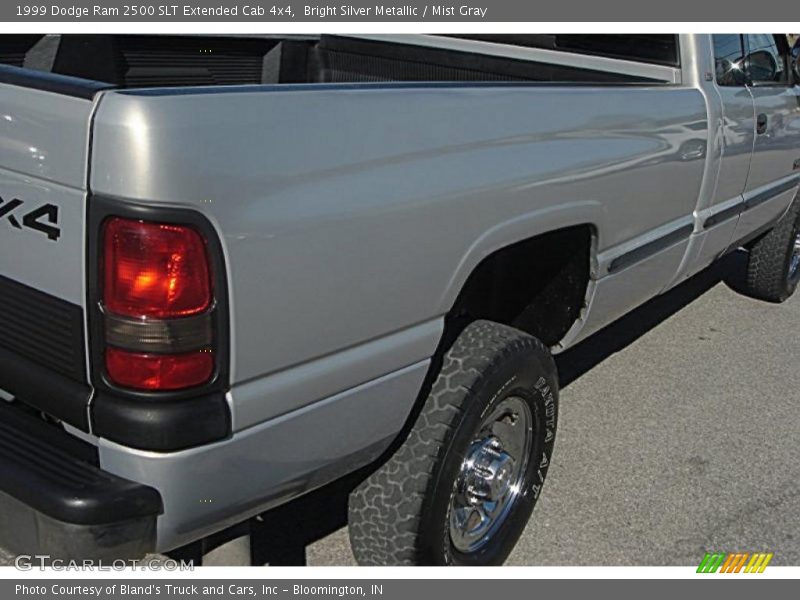 Bright Silver Metallic / Mist Gray 1999 Dodge Ram 2500 SLT Extended Cab 4x4