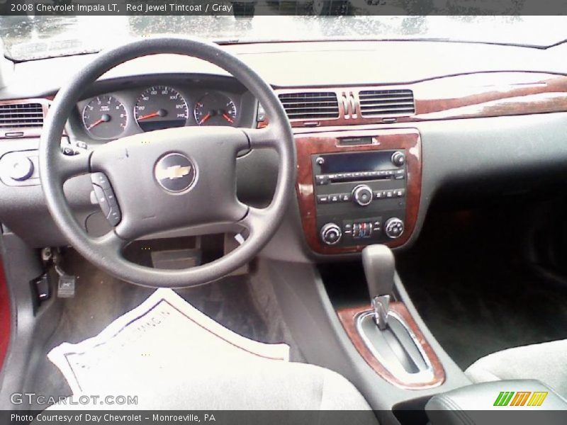 Red Jewel Tintcoat / Gray 2008 Chevrolet Impala LT