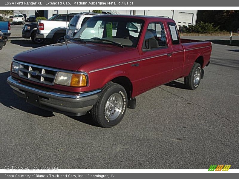 Medium Aubergine Metallic / Beige 1994 Ford Ranger XLT Extended Cab