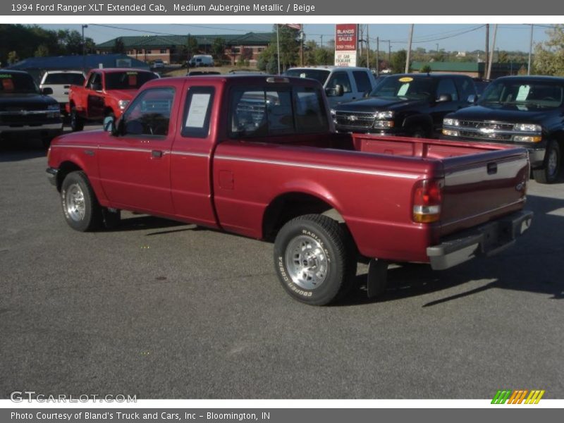 Medium Aubergine Metallic / Beige 1994 Ford Ranger XLT Extended Cab