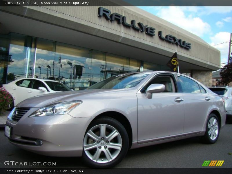 Moon Shell Mica / Light Gray 2009 Lexus ES 350