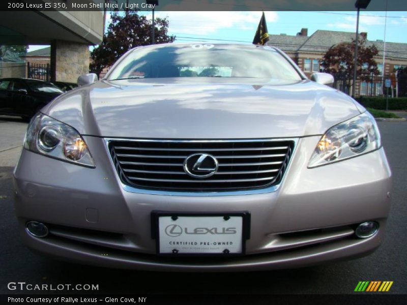 Moon Shell Mica / Light Gray 2009 Lexus ES 350