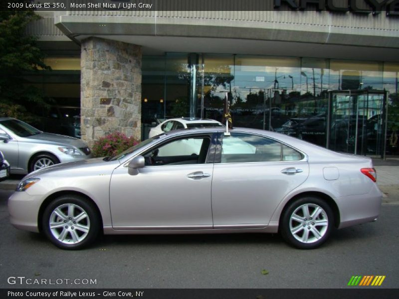 Moon Shell Mica / Light Gray 2009 Lexus ES 350