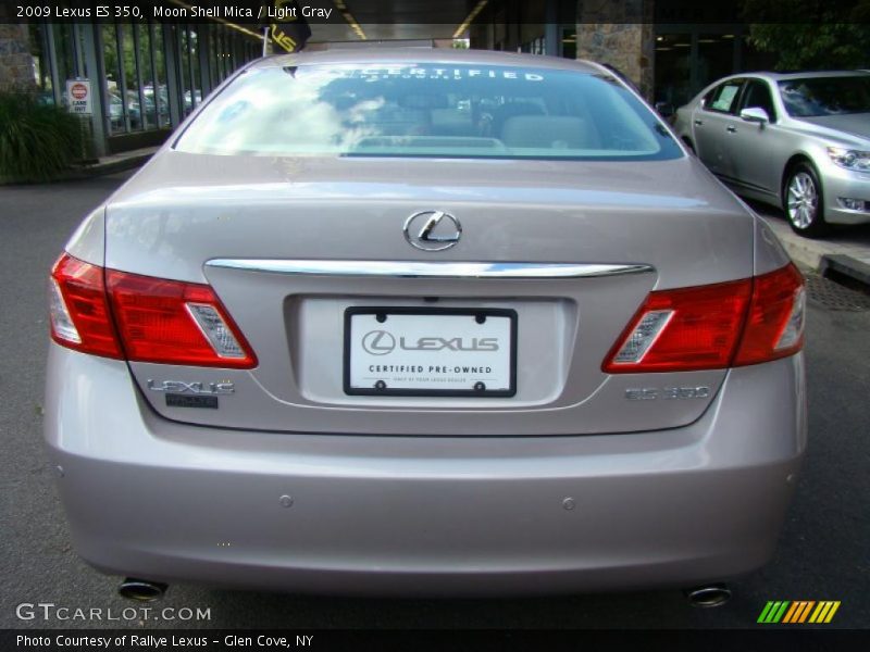 Moon Shell Mica / Light Gray 2009 Lexus ES 350