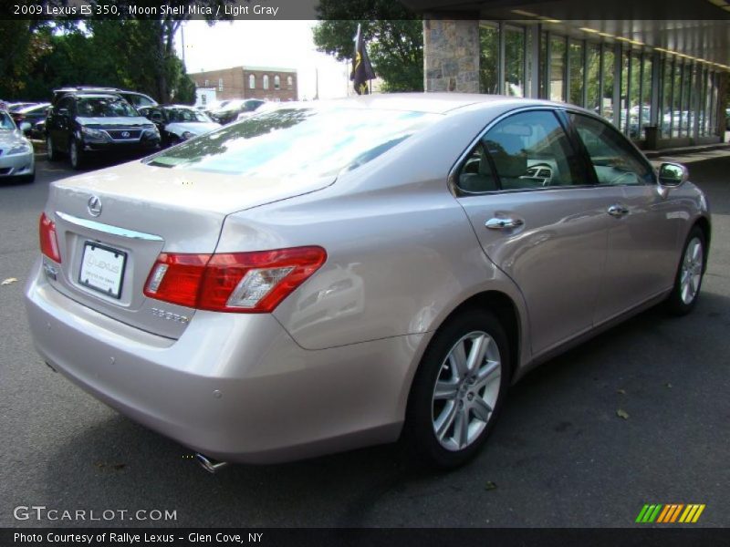 Moon Shell Mica / Light Gray 2009 Lexus ES 350