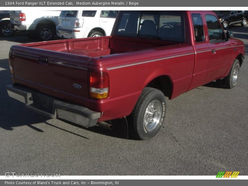 Medium Aubergine Metallic / Beige 1994 Ford Ranger XLT Extended Cab