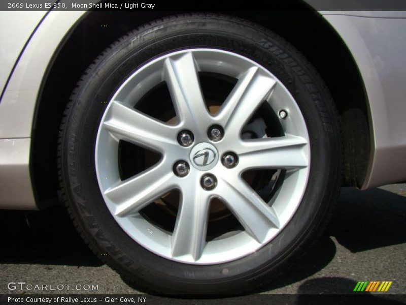 Moon Shell Mica / Light Gray 2009 Lexus ES 350
