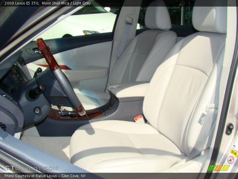 Moon Shell Mica / Light Gray 2009 Lexus ES 350