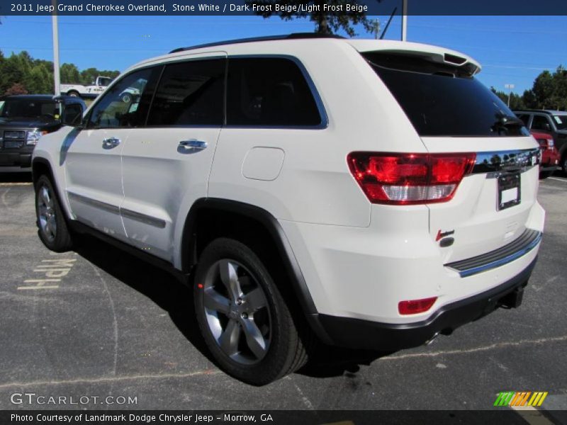 Stone White / Dark Frost Beige/Light Frost Beige 2011 Jeep Grand Cherokee Overland