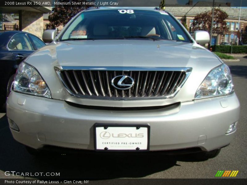 Millenium Silver Metallic / Light Gray 2008 Lexus RX 350 AWD