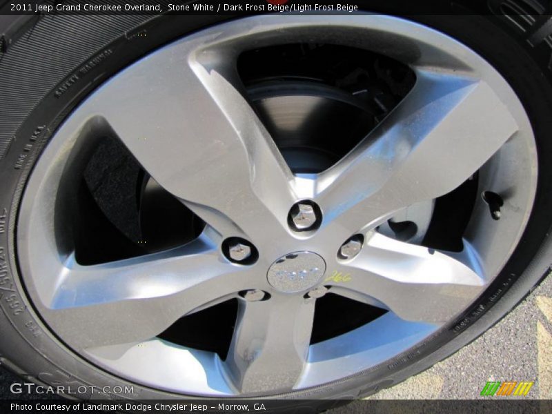 Stone White / Dark Frost Beige/Light Frost Beige 2011 Jeep Grand Cherokee Overland