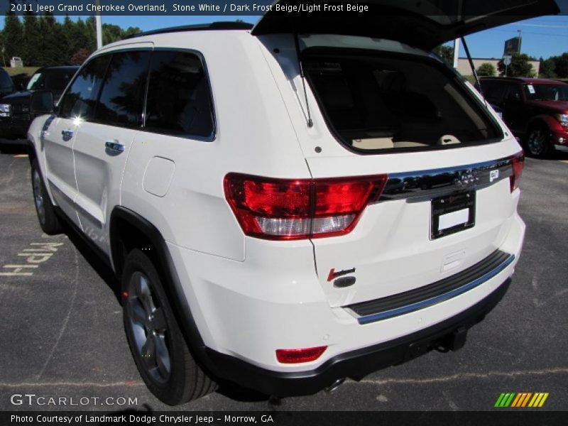 Stone White / Dark Frost Beige/Light Frost Beige 2011 Jeep Grand Cherokee Overland
