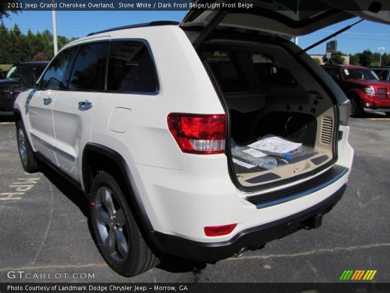 Stone White / Dark Frost Beige/Light Frost Beige 2011 Jeep Grand Cherokee Overland